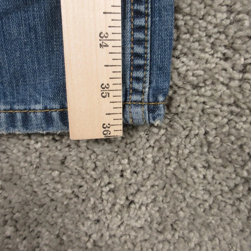 Levis Jeans Mens 36x36 Blue 527 Slim Bootcut Western Cowboy Faded Denim Pants